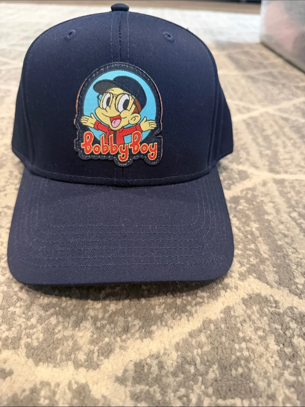 Navy Baseball Cap. Logic. NWOT. Bobby Boy Productions